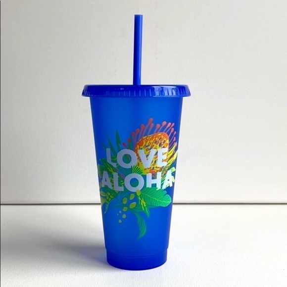 Starbucks Hot Sun Cold Brew Limited Edition Hawaii Reusable Cup $5 ADD ON ONLY!! - Picture 1 of 9